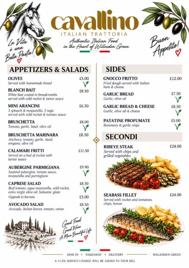 Starters, Mains