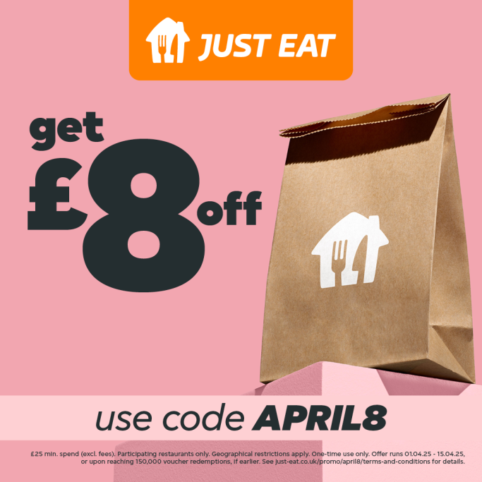 Get £8 off